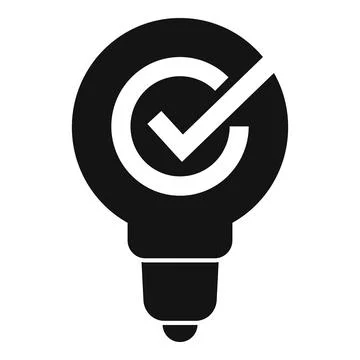 Creative idea icon simple vector. Problem solution 스톡 일러스트