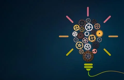 Creative idea, innovation workflow, team buildings, engineering thinking pr.. Stock Photos