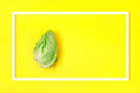 Creative idea layout with fresh vegetables on trendy colour background Stock Illustration