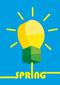 Creative idea in light bulb shape as inspiration concept. light sign ideas. Stock Illustration