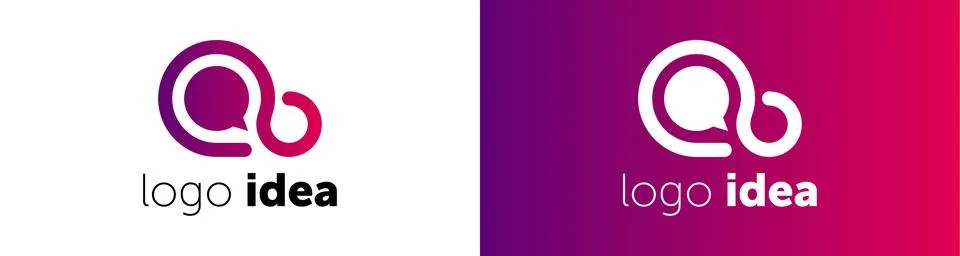 Creative idea logo template. logo idea vector design Stock Illustration