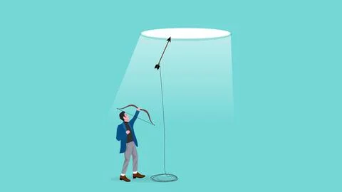 Creative idea or strategy for career success or financial freedom, business.. Stock Illustration