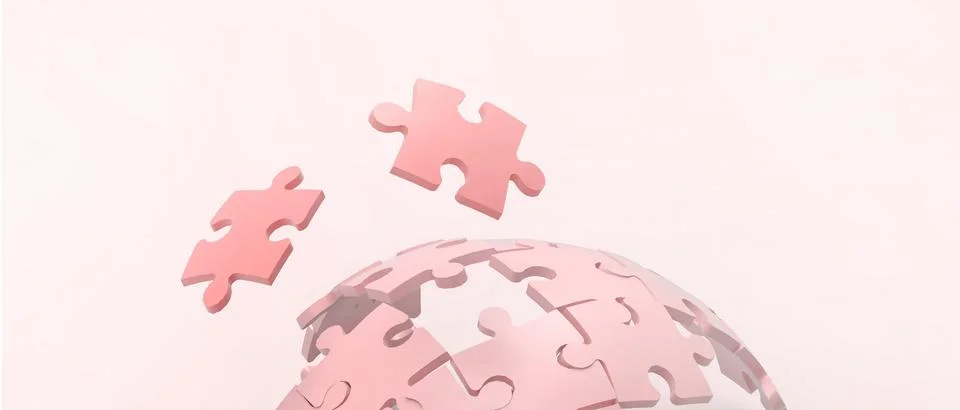 Creative idea puzzle Jigsaw Concept. Business ideas and teamwork for Success Stock Illustration
