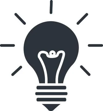 Creative Idea Solution Lightbulb Stock Illustration