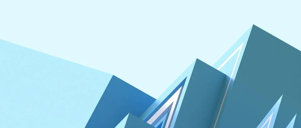 Creative ideas, Abstract Background. Modern triangle Geometric shapes Success Stock Illustration