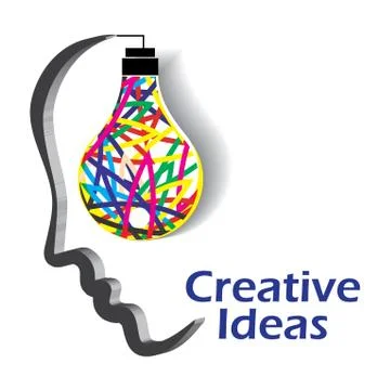 Creative ideas clipart Stock Illustration