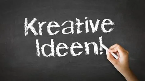Creative ideas (in german) Stock Illustration