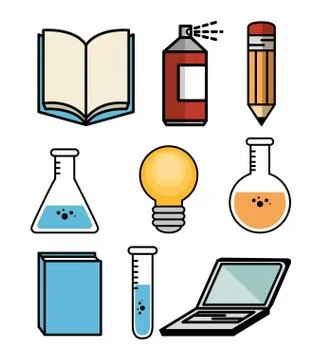 Creative ideas set elements Stock Illustration