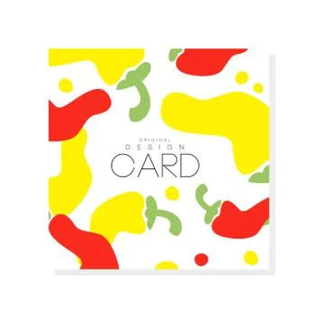 Creative illustration with abstract hot red and yellow pepper. Organic vegetable Stock Illustration