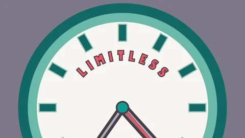 A creative illustration displays clock hands on multiple clocks, the clock face Stock Footage 319923718