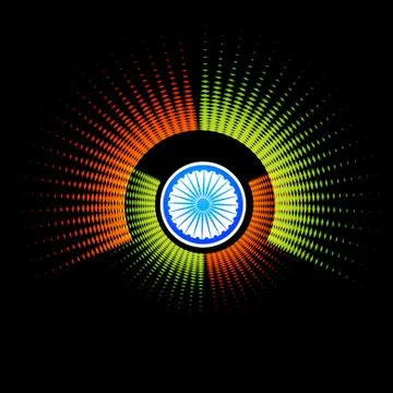 Creative indian background Stock Illustration