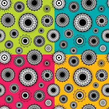 Creative indian decorative design pattern 스톡 일러스트