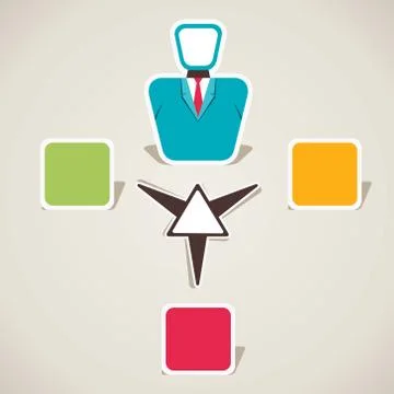 Creative info-graphics vector Stock Illustration