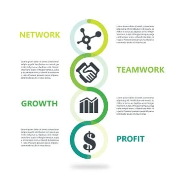 Creative Infograhic Design Template Stock Illustration