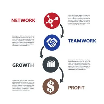 Creative Infograhic Design Template Stock Illustration