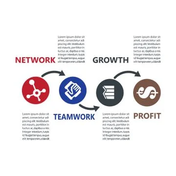 Creative Infograhic Design Template Stock Illustration