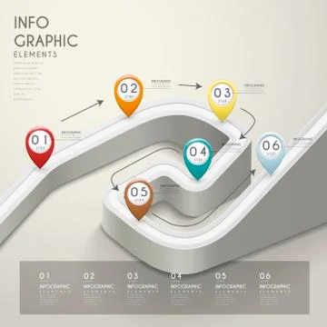 Creative infographic design Stock Illustration