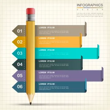 Creative infographic design Stock Illustration
