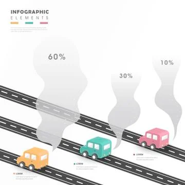 Creative infographic design Stock Illustration