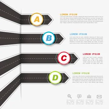 Creative infographic design Stock Illustration
