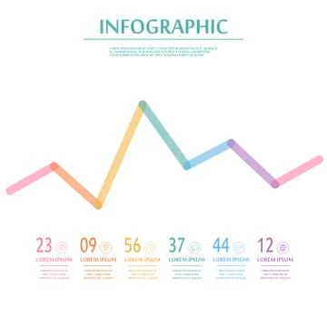 Creative infographic design Stock Illustration