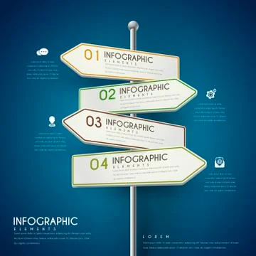 Creative infographic design Stock Illustration