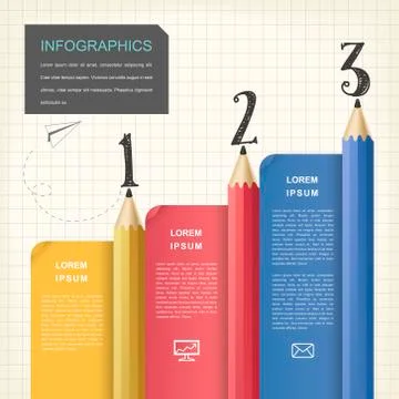 Creative infographic design Stock Illustration