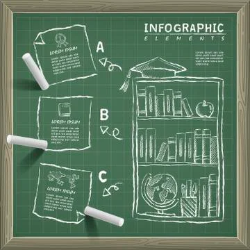 Creative infographic design Stock Illustration