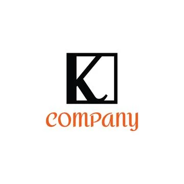 Creative initial letter K logo icon design Stock Illustration
