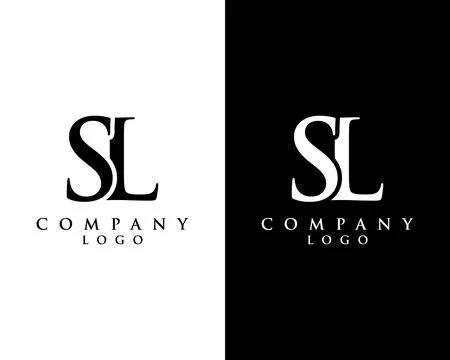 Creative Initial letter SL, LS abstract Company logo design, logo for company Stock Illustration