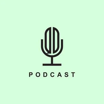 Creative Initial Letters QO Logo for Podcast Or Music. Stock-Illustration