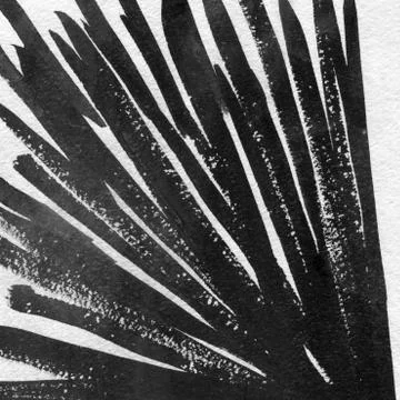 Creative ink black and white texture design Stock Illustration