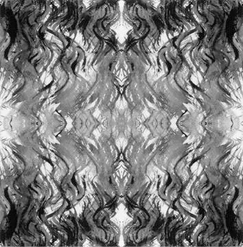 Creative ink black and white texture design Stock Illustration