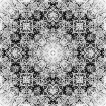 Creative ink black and white texture design Stock Illustration