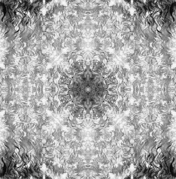 Creative ink black and white texture design Stock Illustration