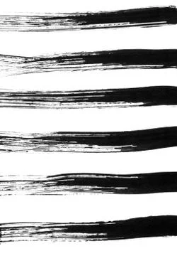 Creative ink black and white texture design Stock Illustration