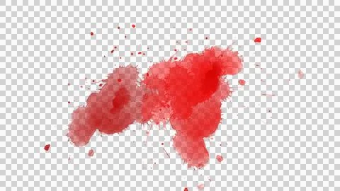 Creative Ink Splatters Paint Brush Stroke Stock Illustration