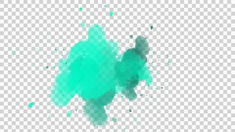 Creative Ink Splatters Paint Brush Stroke Stock Illustration
