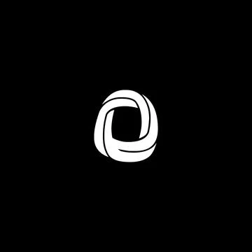 Creative Innovative Initial O logo. O Letter Minimal luxury Monogram. Profess イラスト素材