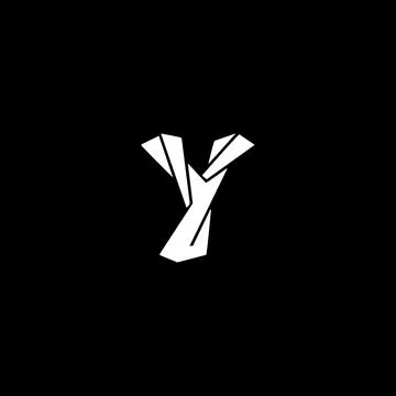 Creative Innovative Initial Y logo. Y Letter Minimal luxury Monogram. Profess Stock Illustration