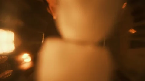 Creative inside-glass shot, ice cubes drop, alcohol pours, cola flows. Unique Stock Footage 311450175