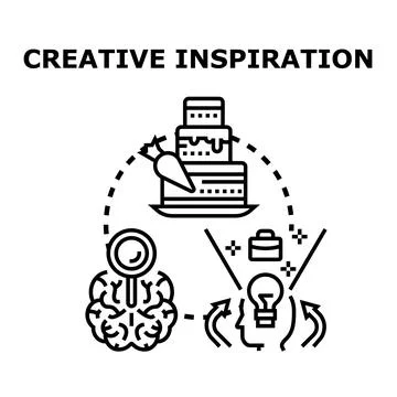 Creative inspiration developing new business idea concept イラスト素材