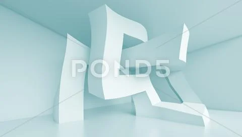 Creative interior design Stock Illustration