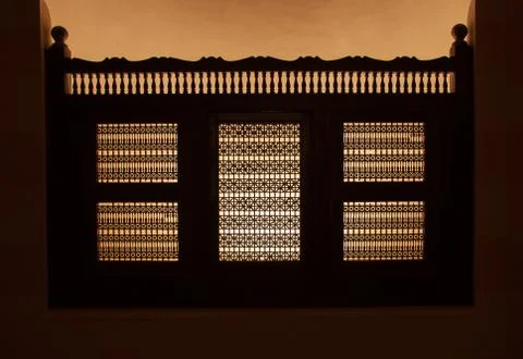 Creative Islamic Decoraion Elements in Interior Stock Photos