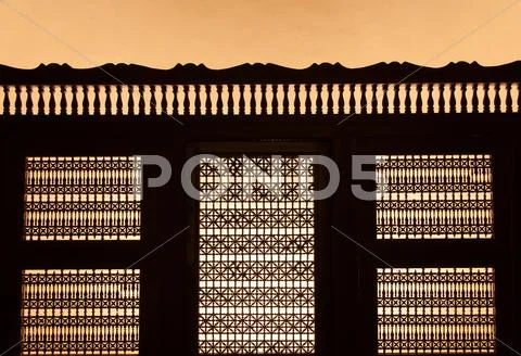 Creative Islamic Decoraion Elements in Interior Stock Photos