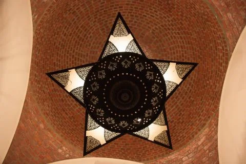 Creative Islamic Decoraion Elements in Interior Stock Photos