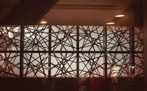 Creative islamic decoraion elements in interior Stock Photos