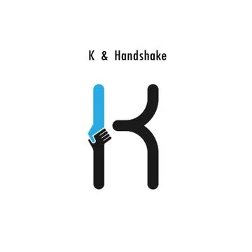 Creative K- letter icon abstract logo design vector template.Business offer,p Stock Illustration