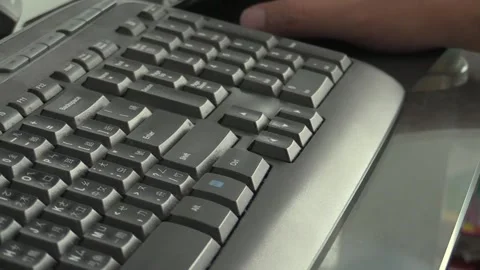 Creative keyboard techniques boost productivity Stock Footage 323700236