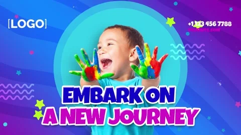 Creative Kids School Intro Stockmateriaal After Effects